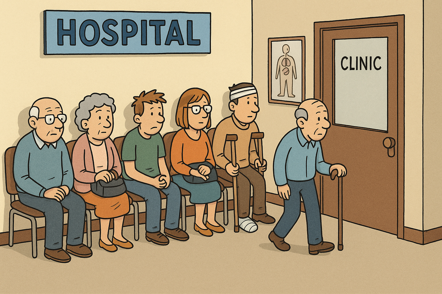 Queues in healthcare